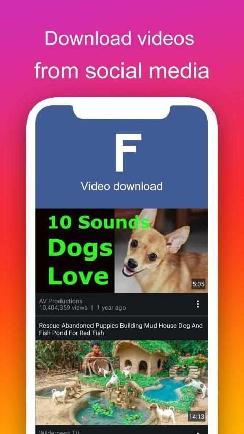 Fast Video Downloader for Social Media - Free app screenshot 3