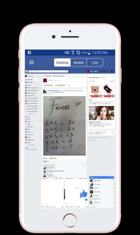 PC View for Facebook - Desktop Browser screenshot 5