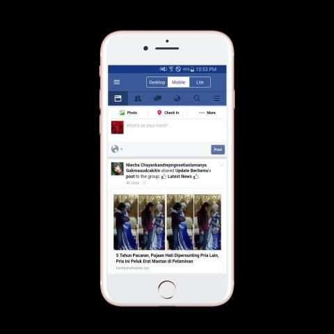 PC View for Facebook - Desktop Browser screenshot 1