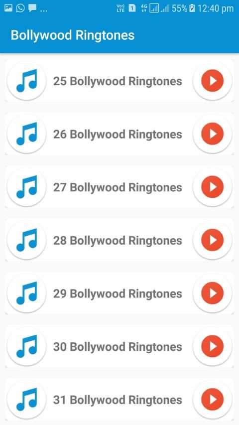 Bollywood Ringtones: Bollywood Song Ringtones screenshot 2