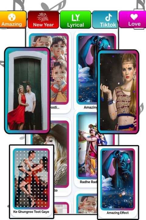 Lyrical Photo Video Maker - Lyrical.ly Video Maker स्क्रीनशॉट 6