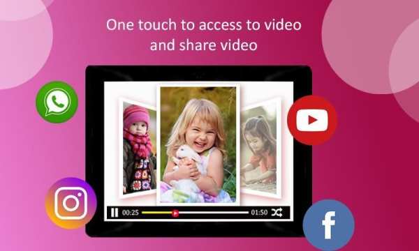 Child Photo Video - Video Status Maker screenshot 3