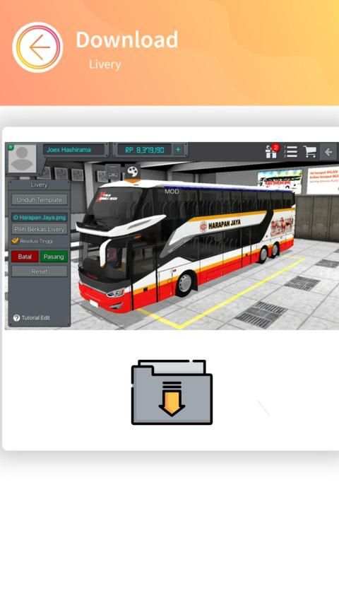 Mod BUSSID Double Decker स्क्रीनशॉट 1