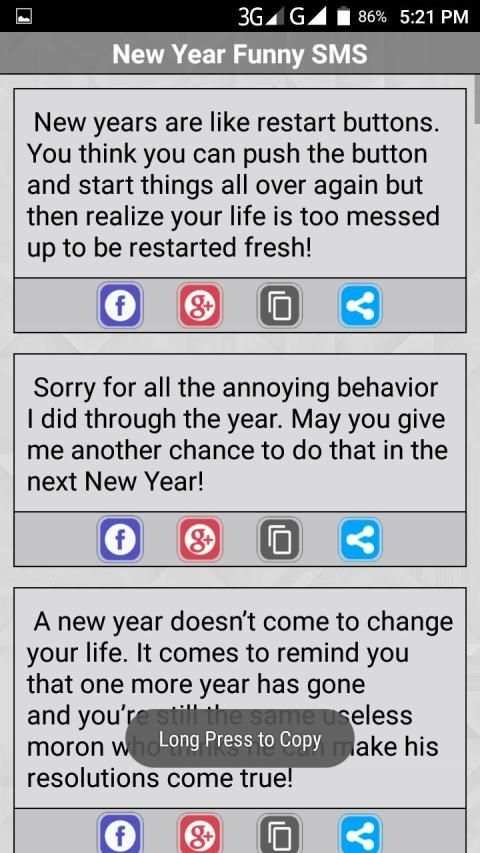 হ্যাপি নিউ ইয়ার 2020 ~ Happy new year sms screenshot 2