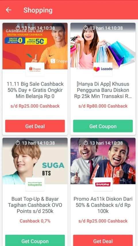 Cashback Belanja Online screenshot 5