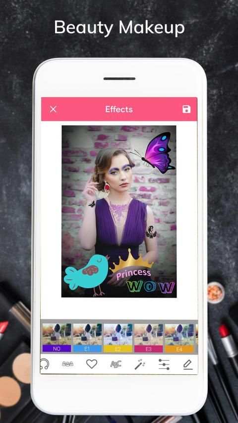 Girl Beauty Makeup Photo Editor:Face Makeup Camera स्क्रीनशॉट 5