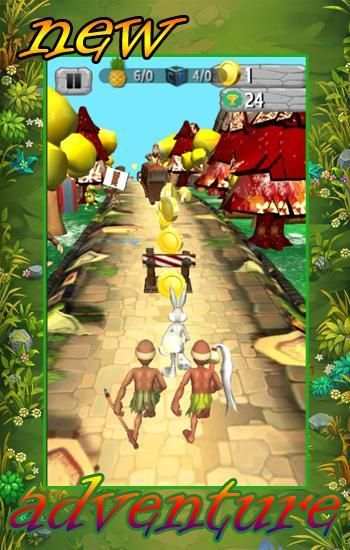 Bunny Dash Toons : Rabbit Runner स्क्रीनशॉट 2