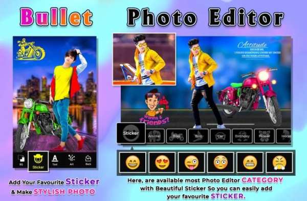 Bullet Bike Photo Editor स्क्रीनशॉट 3