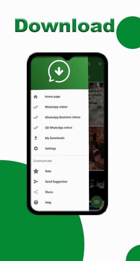 Downloader All Status-Business direct chat WAsaver स्क्रीनशॉट 2