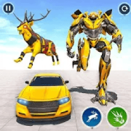 Deer Robot Car Transforming: Robot Shooting Games icon