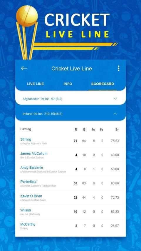 Cricket Live Line screenshot 3