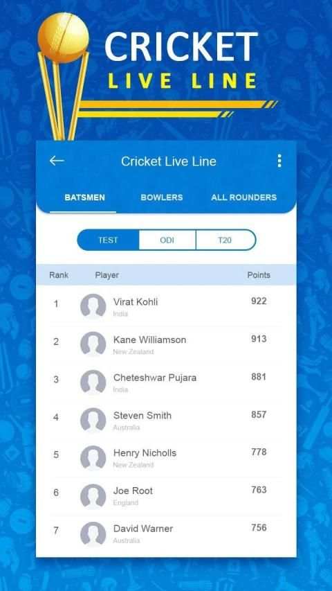 Cricket Live Line screenshot 2