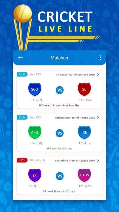 Cricket Live Line screenshot 4