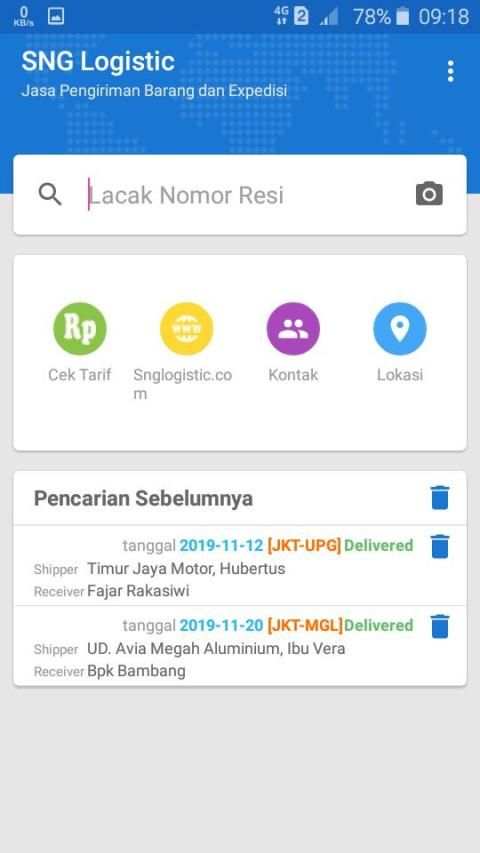 SNG Logistic App screenshot 4