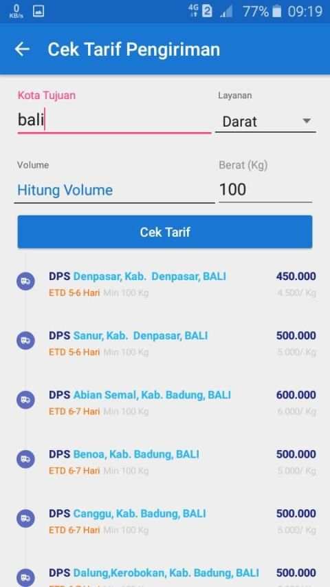 SNG Logistic App screenshot 2