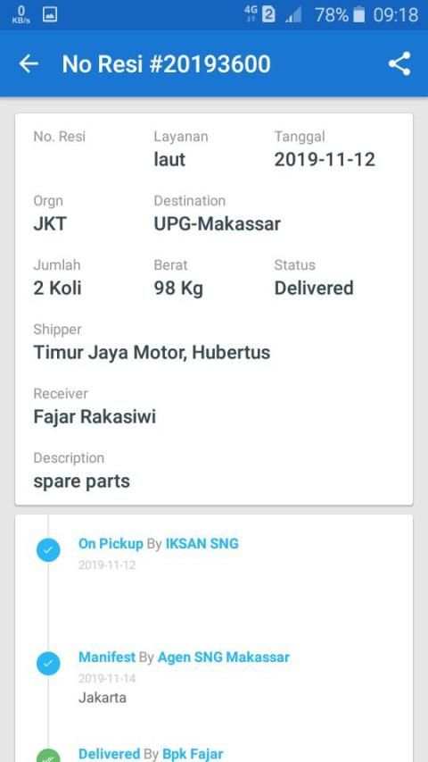SNG Logistic App screenshot 3