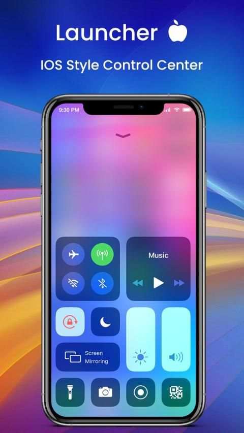 Launcher for Phone X - OS 13 Style Control Center screenshot 3