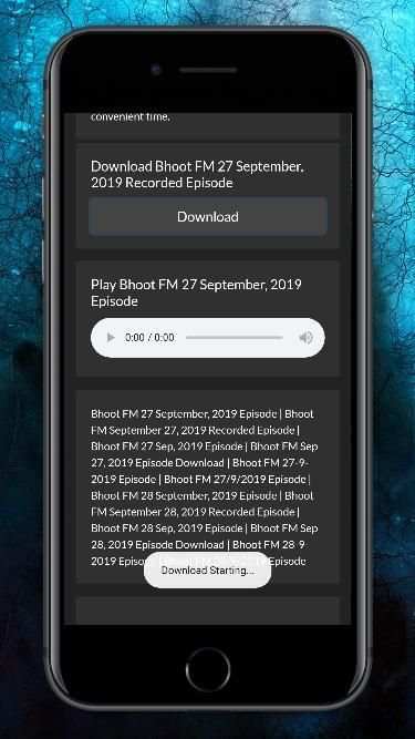 Bhoot FM - Download Bhoot FM Recorded Episodes screenshot 2