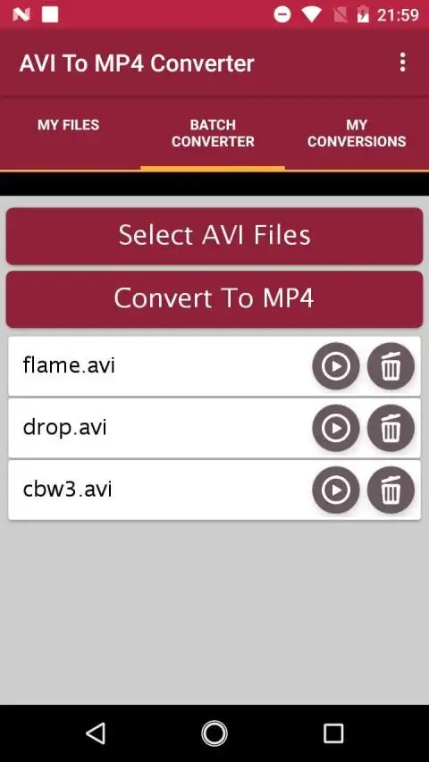 Avi To Mp4 Converter screenshot 2