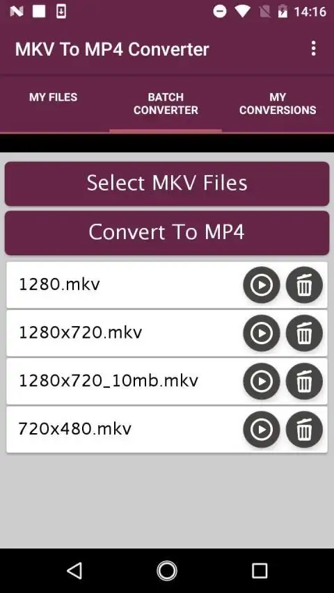 MKV To MP4 Converter screenshot 2