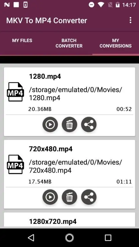 MKV To MP4 Converter screenshot 1