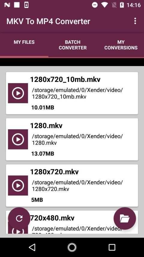 MKV To MP4 Converter स्क्रीनशॉट 3