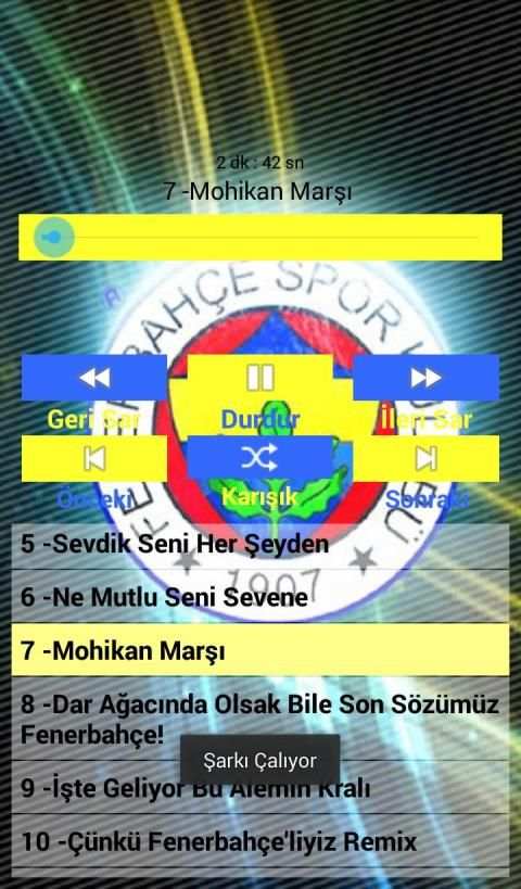 FENERBAHÇE Marşları İnternetsiz Sarı Kanarya Marşı screenshot 4