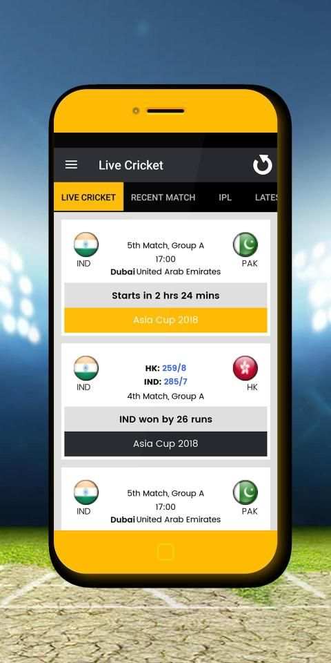Live Cricket Score स्क्रीनशॉट 5