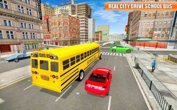 High School Super Bus Driver Simulator: 3D Game 20 screenshot 2