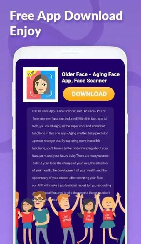 Older Face - Aging Face App, Face Scanner screenshot 1