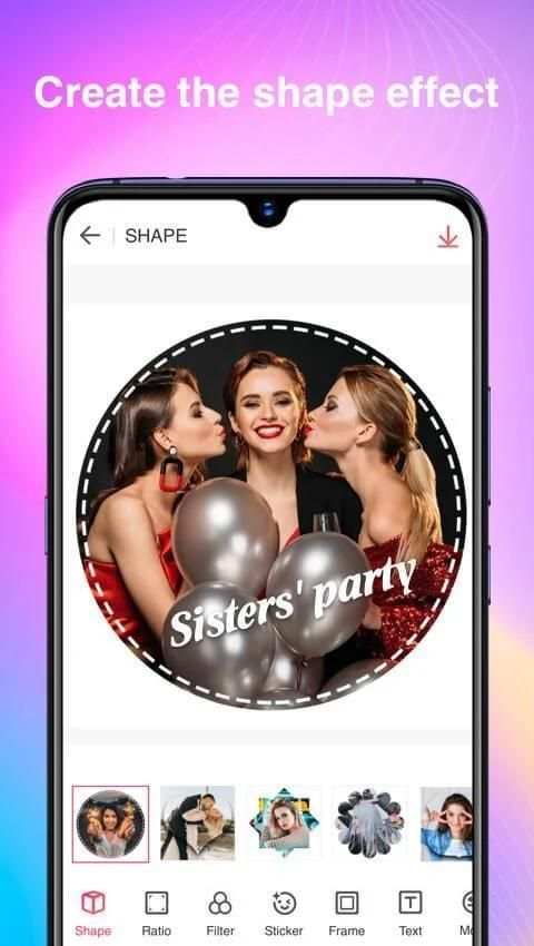 Photo Collage Shape स्क्रीनशॉट 4