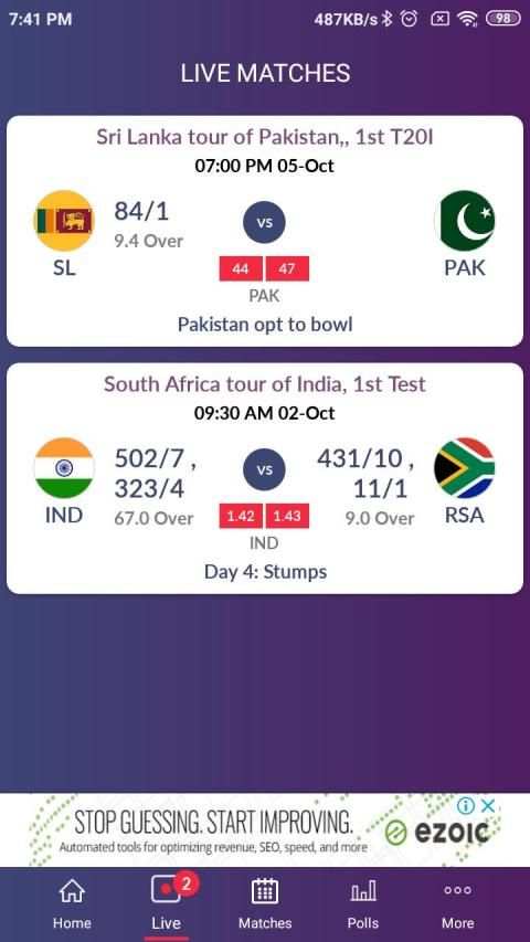 CKT Live Score - Free Live Score screenshot 7