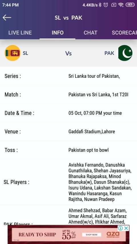 CKT Live Score - Free Live Score screenshot 14