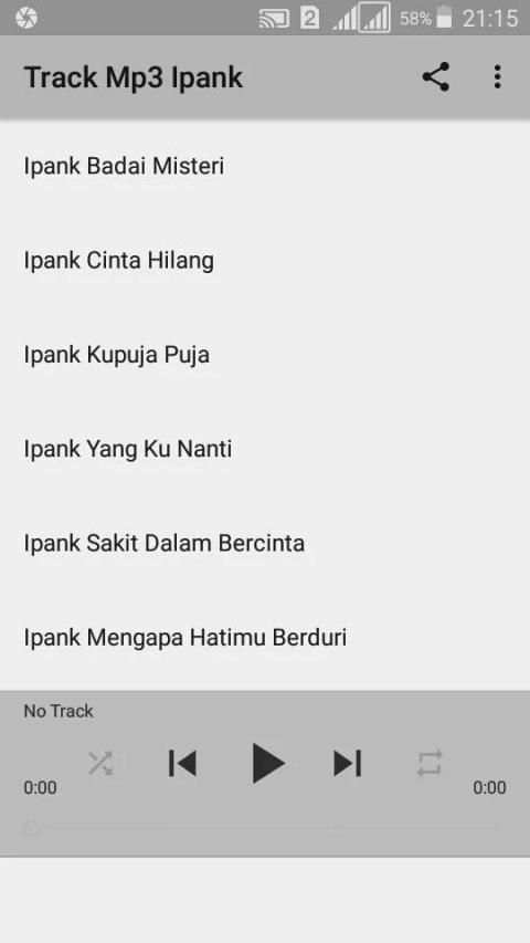 1O Terbaik Mp3 Ofline Ipank 2 تصوير الشاشة