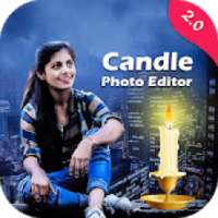 Candle Photo Editor - Candle Light Photo Frame Art on 9Apps