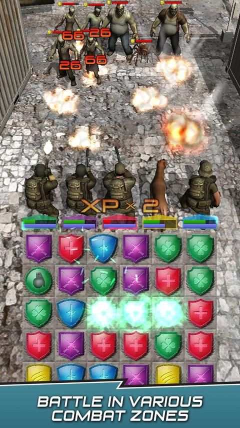 VDV MATCH 3 RPG: ZOMBIES! screenshot 17