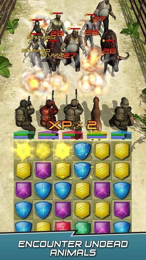 VDV MATCH 3 RPG: ZOMBIES! screenshot 20