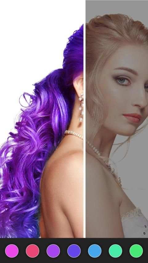 Hair Color Camera Editor screenshot 4