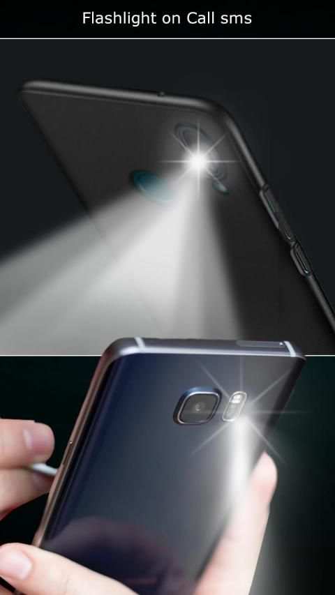 Flashlight Alert Call & SMS screenshot 1
