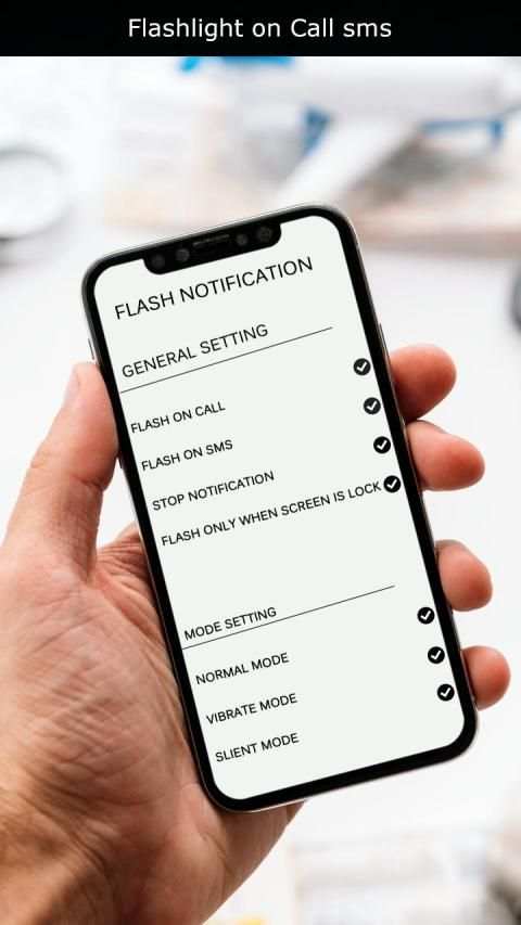 Flashlight Alert Call & SMS screenshot 4
