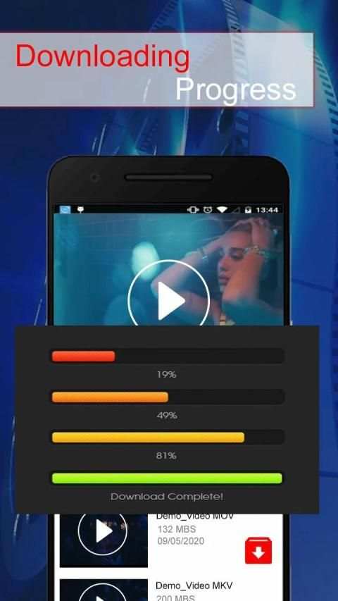 Offline Videos - Free Video Downloader स्क्रीनशॉट 5