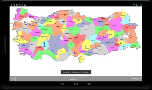 Şehir Bulma Oyunu screenshot 2