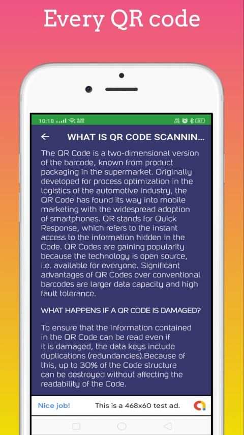 QR code scanner pro स्क्रीनशॉट 6