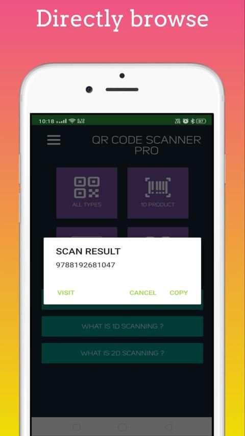 QR code scanner pro स्क्रीनशॉट 4
