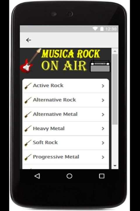 Radios de Musica Rock स्क्रीनशॉट 2