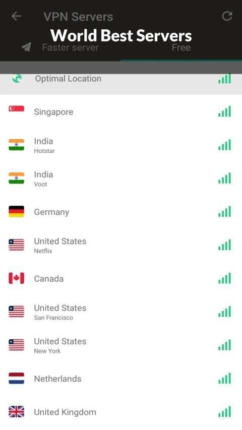 CANADA VPN - Best Free VPN for Android screenshot 2