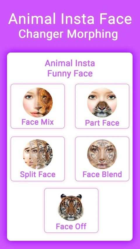 Animal Face Photo Editor : Face Changer Edit screenshot 3
