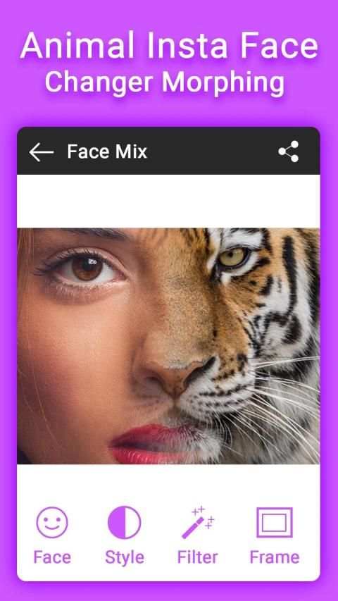 Animal Face Photo Editor : Face Changer Edit screenshot 2