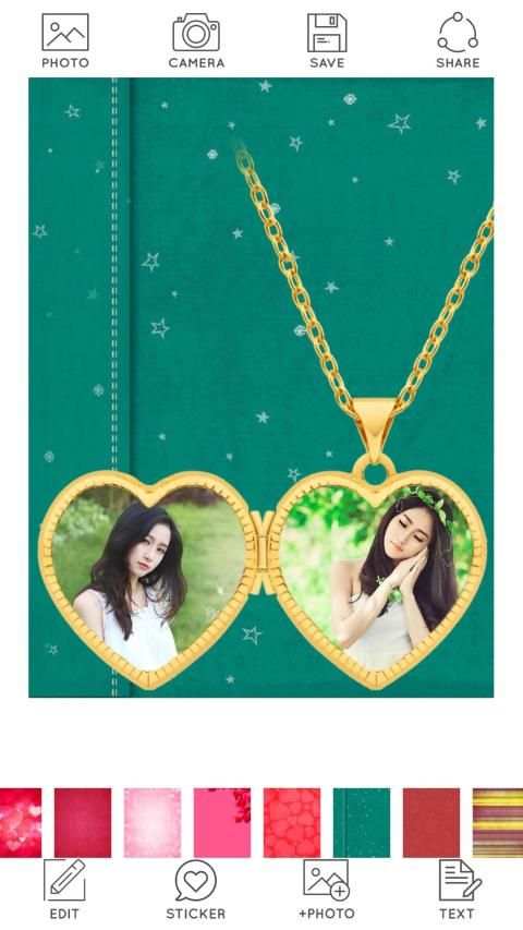 Locket Photo Frames screenshot 1