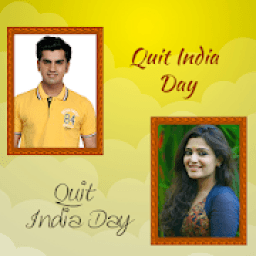 Quit India Day Photo Collage Album आइकन